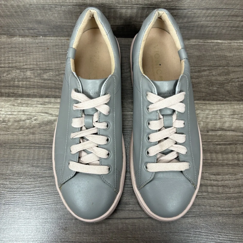 Vionic Mable Gray Pink Womens US Size 7 EUR 38 Sneakers